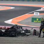 Christian Horner Hints at Problems Within Mercedes After Lewis Hamilton and George Russell’s Crash in Qatar