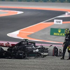 Christian Horner Hints at Problems Within Mercedes After Lewis Hamilton and George Russell’s Crash in Qatar