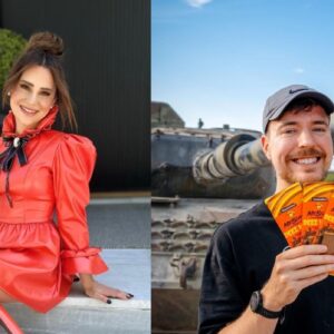 Mr Beast and Rosanna Pansino