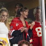 Cheering Her Lungs Out for Travis Kelce, Taylor Swift Donnes Special $113 Erin Andrews Line Jacket, Channeling the KC Spirit