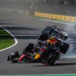 “Checo Was Squeezing Charles Leclerc”: Christian Horner Rescinds Ferrari Star for Any Blame in Sergio Perez’s Unfortunate Exit from His Home Race