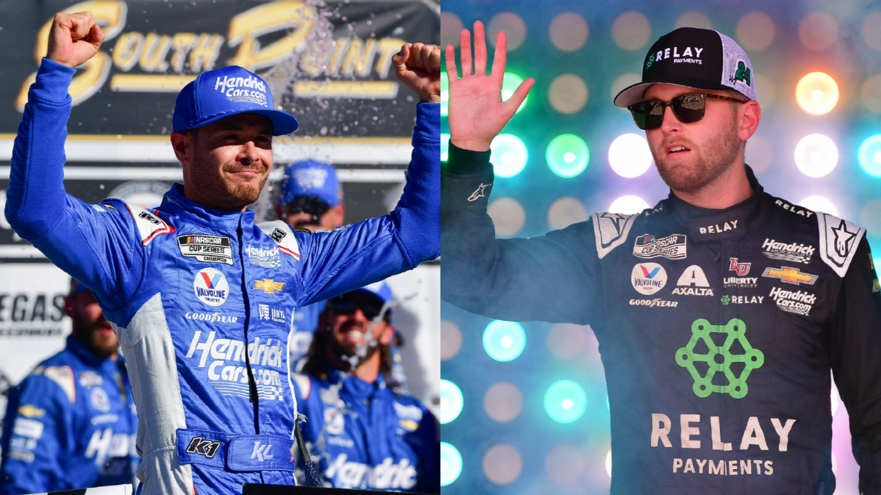 Kyle Larson and William Byron