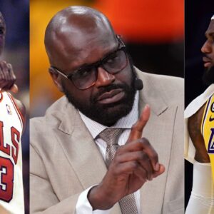 "4 Games To 2 In Favor Of My Team" Shaquille O'Neal Pits LeBron James and Michael Jordan's Teams Against One Another