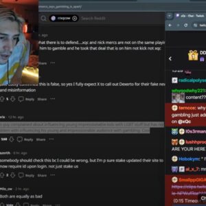 xQc agrees on stream that he is paid to stream gambling content on Kick