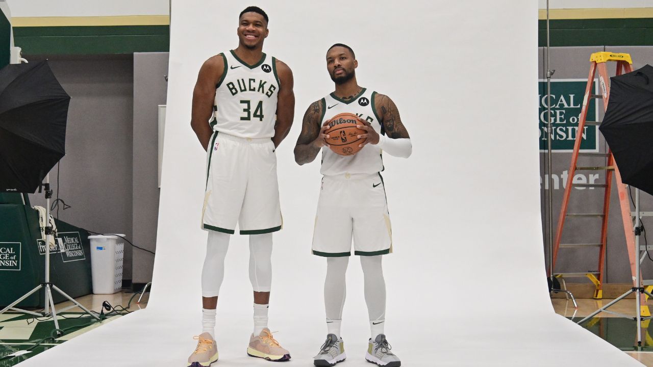 “I’m a Sniper!”: Damian Lillard Poses Tough ‘Clog Up the Paint or 9 3s’ Question 22 Days Before Season Opener With Giannis Antetokounmpo