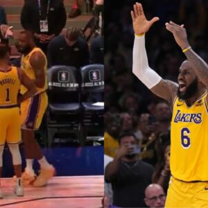 Exposing LeBron James' 'Heated' Interaction With D'Angelo Russell, NBA Twitter Backs 'Nastily' Edited Video Between The 2 Lakers Stars