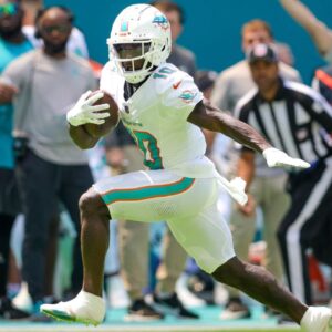 Not Wearing Any Socks During Memorable Broncos Clash Costs Dolphins Hero Tyreek Hill a Whopping $7,000