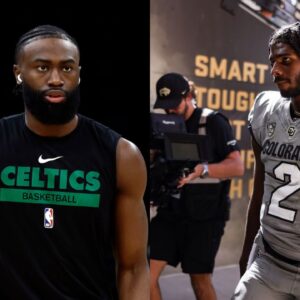 2 Days Before Celtics’ Media, Jaylen Brown Cheered On Colorado’s Shedeur Sanders in Thriller Against USC
