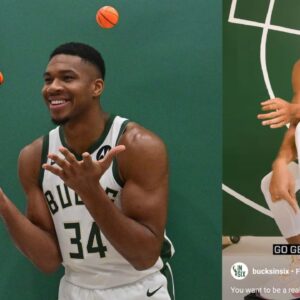 “You Wanna Be a Real Baller?”: Giannis Antetokounmpo Hustles ‘Cheap $1000′ Sneakers, Uses Bucks’ Media Day to Boost Sales