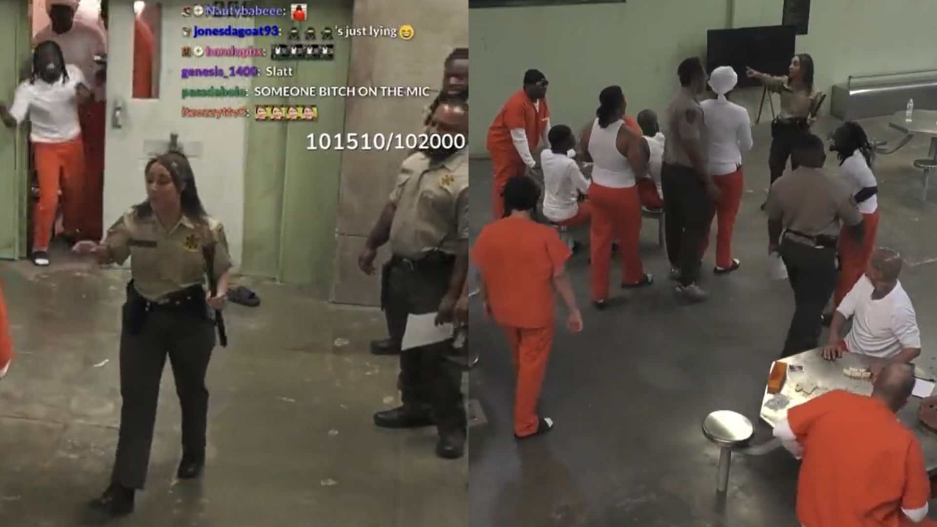 Kai Cenat bring in Teanna Trump on 7 days in jail stream