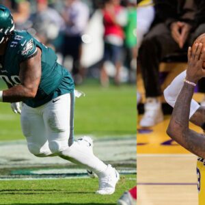 "What Would LeBron James Do": Eagles Rookie Named LeBron James as the Inspiration For His Hilarious Flop Against the Dolphins