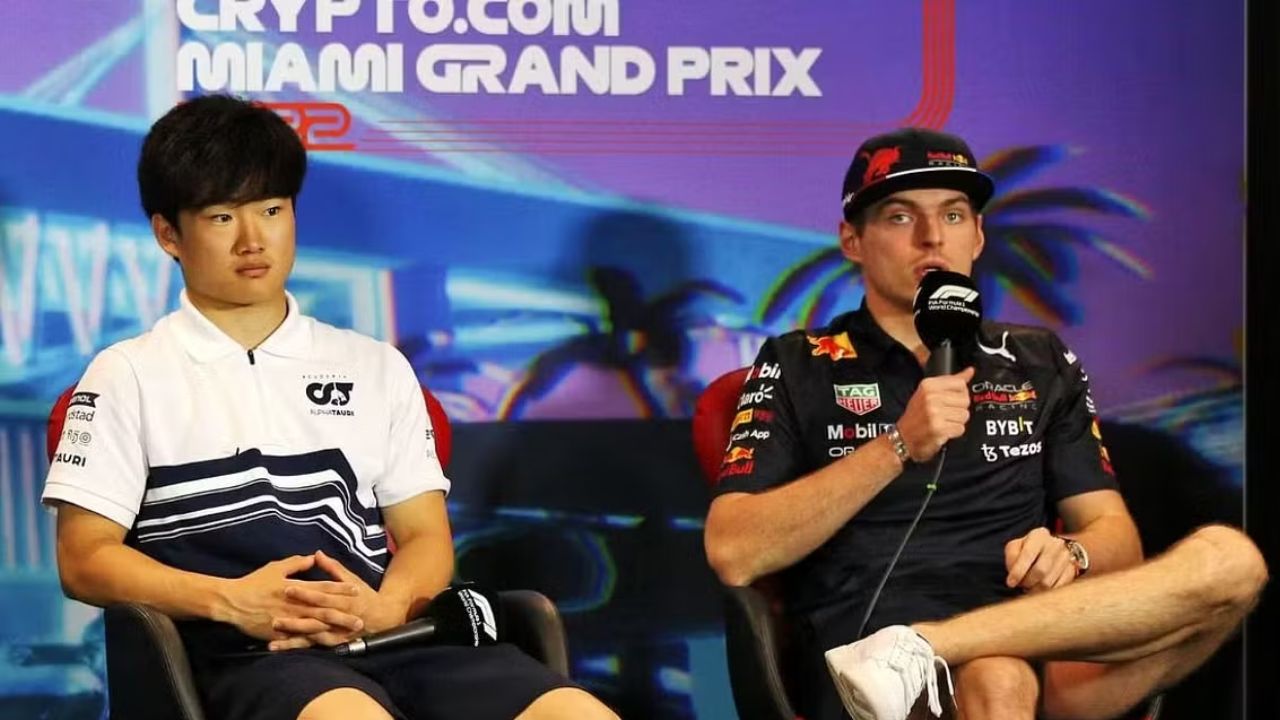 After Sipping ‘Excellent Booze’ on $12,000,000 Jet, Yuki Tsunoda Endorses ‘Nice’ Max Verstappen Image After Years of Being Called ‘Rude'