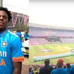 IShowSpeed attends the India and Pakistan match