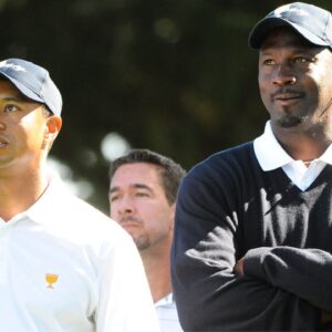 Michael Jordan and Tiger Woods