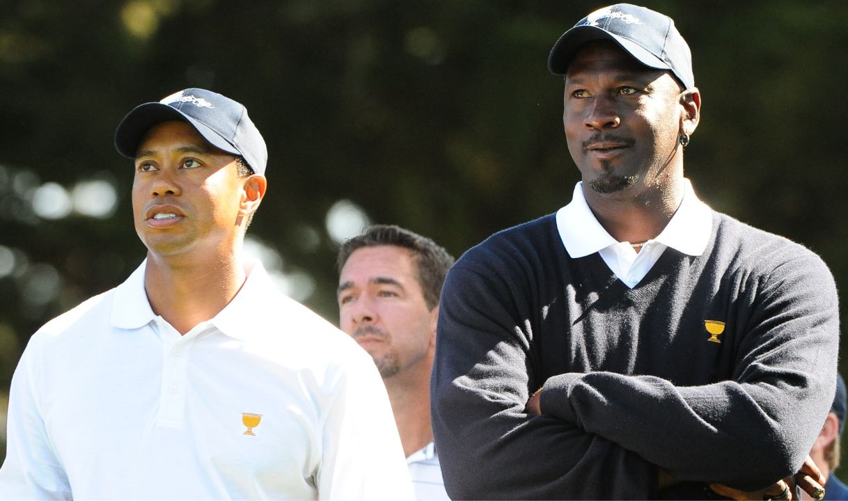 Michael Jordan and Tiger Woods