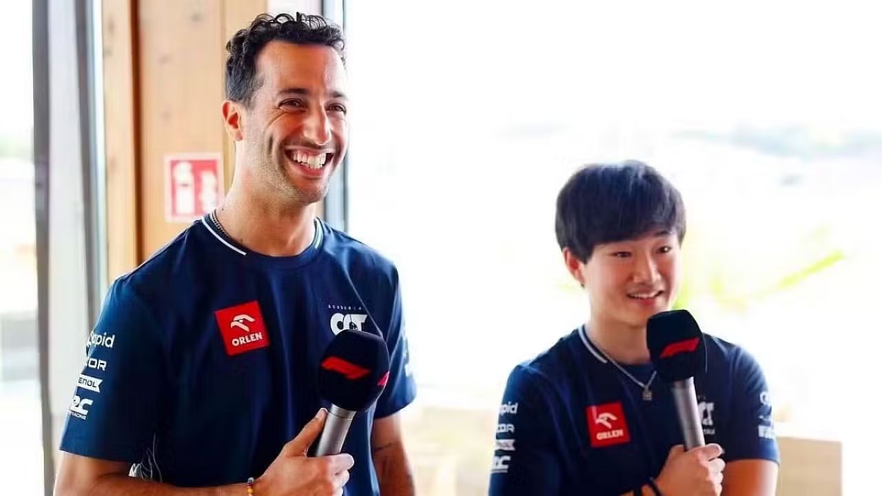 Yuki Tsunoda Seeks “Emotional” Mentoring From Daniel Ricciardo Despite Being Locked Into Battle for Sergio Perez’s Red Bull Seat