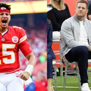 After Being Named Chiefs' Backup Punter, Patrick Mahomes Reacts to JJ Watt Demanding a Punt Video