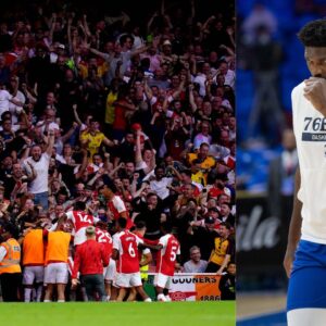 "MASSIVE WIN": Having Started Following Arsenal Based on a French Connection, Joel Embiid Celebrates Arsenal's Thrilling Win