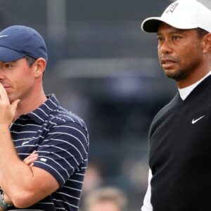 Tiger Woods and Rory McIlroy