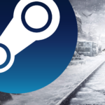 An image showing Steam logo with Metro Exodus cover, which is on sale during Autumn Sale 2023