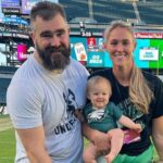 Jason Kelce and Kylie Kelce