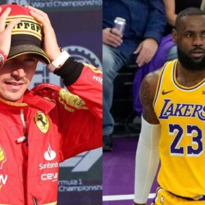 Ferrari F1 Star Charles Leclerc Caught In An Awkward Moment With LeBron James: "Didn't Know I Would Meet You..."