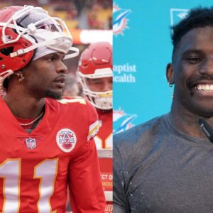 Tyreek Hill Stands Up in Support of Marquez Valdes-Scantling for Dropping Game-Winning Drive Against Eagles