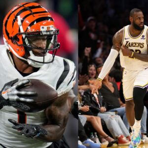"Zero Enthusiasm": LeBron James Gifting Ja'Marr Chase Fruit Pebble Nike Cleats Invokes Hilarious Reactions