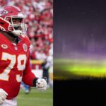 Donovan Smith and Chiefs Reporter Post Pictures Of Northern Lights From Flight Back Home From Germany: “Somewhere Over Iceland”