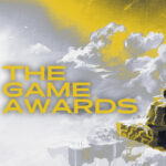 An image showing the The Game Awards logo with Zelda, one of the Nominees for Game of the Year