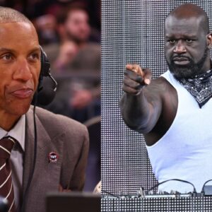 "Love This Dude Even Though He Hard Fouled Me": Shaquille O'Neal Has Reggie Miller Show Him Love on the TNT Broadcast