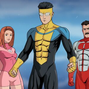 The official reveal image of Fortnite and Invincible collaboration