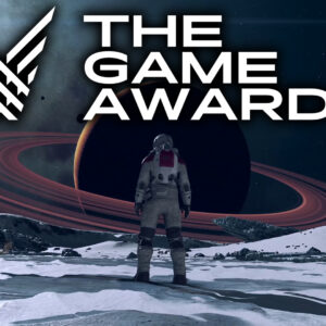 An image showing Starfield screenshot with The Game Awards 2023, which is going to host GOTY