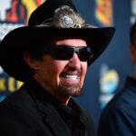 Nov 4, 2022; Avondale, Arizona, USA; Team owner Richard Petty in attendance as Jimmie Johnson announces ownership stake into the Petty GMS organization starting in 2023. at Phoenix Raceway. Mandatory Credit: Gary A. Vasquez-USA TODAY Sports