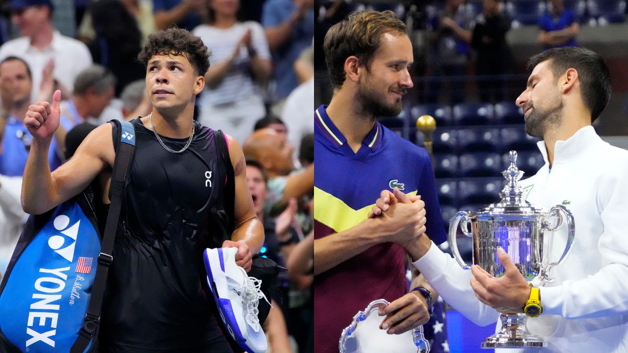 "Ben Shelton Can Also Come There": Daniil Medvedev Expects American to Match Him, Djokovic, Alcaraz & Sinner