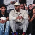 "Wrong Place Wrong Time": 'Retired' Carmelo Anthony Hilariously Explains Why He Showed Up On Son Kiyan's TikTok Off Beat