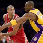 April 3, 2009, Los Angeles, CALIFORNIA, USA: Kobe Bryant, 41, dies in helicopter crash in Calabasas, California today Sunday 26 January 2020.Los Angles Lakers Kobe Bryant puts pressure on Houston Rockets Shane Battier during the first half of their NBA game at the Staples Center in Los Angeles, California Friday 3 April 2009..ARMANDO ARORIZO. Los Angeles USA - ZUMAa60_ 20090403_zaf_a60_001 Copyright: xArmandoxArorizox