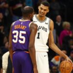 "There's No Way Imma Be Close": Kevin Durant Contesting 7'4 Victor Wembanyama's Shot Had Him Feeling 'Defeated'