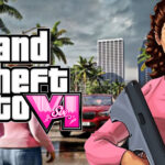 An image showing Grand Theft Auto 6 or GTA 6 logo with progatonist