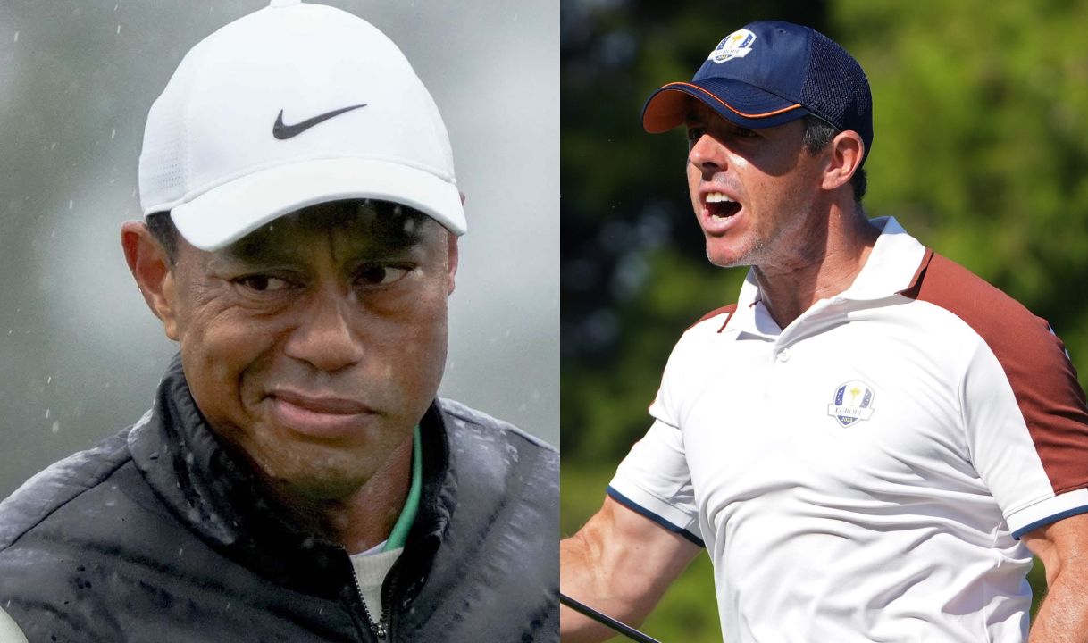 Tiger Woods and Rory McIlroy