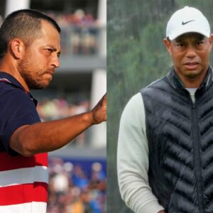 Tiger Woods and Xander Schauffele