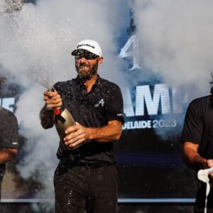 Pat Perez, Dustin Johnson and Peter Uihlein