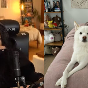 Valkyrae cries after losing Mika