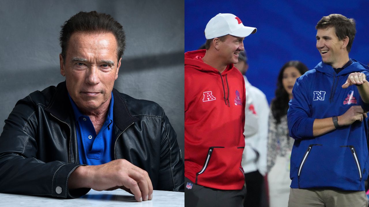 Arnold Schwarzenegger Had a Delightful Response To Peyton and Eli Manning’s Hilarious Reaction Watching His Donkey Crash Their Show