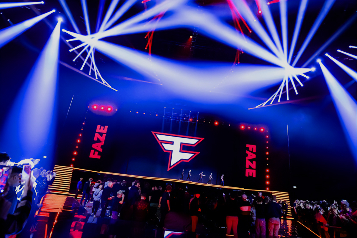 An image showing FaZe Clan walking away after winning Semi Finals of BLAST Premier Fall Final 2023