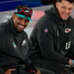 "Top 2 QBs": Patrick Mahomes & Jalen Hurts Sharing a Warm Postgame Hug Impresses NFL Fans