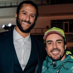 Colin Kaepernick Congratulates F1 Driver Fernando Alonso for Being Named the GQ Man of the Year in Spain