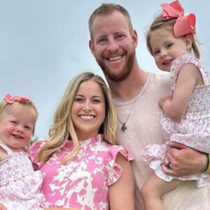 Who Is Madison Oberg, the Mother Of Carson Wentz’s Three Girls? When Did the Rams QB Marry Her?