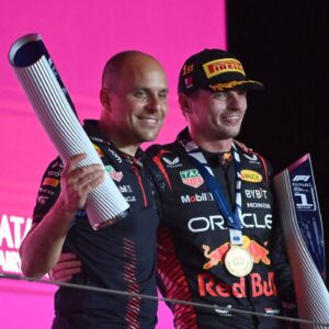 Gianpiero Lambiase Holds Max Verstappen Like a "Little Brother" Amid Christian Horner's Husband-Wife Comparison