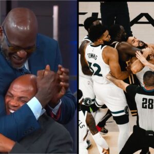 “That Is Not a Choke!”: Shaquille O’Neal Emulates Draymond Green, Tries to Put Charles Barkley in a Choke-Hold on Inside the NBA